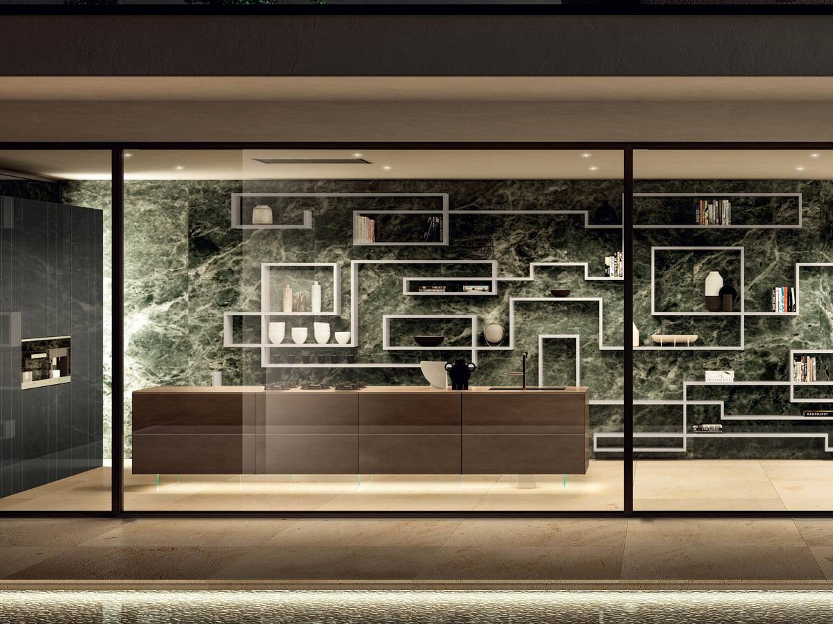 large designer bookcase | Lagolinea Bookshelf | LAGO large designer bookcase | Lagolinea Bookshelf | LAGO