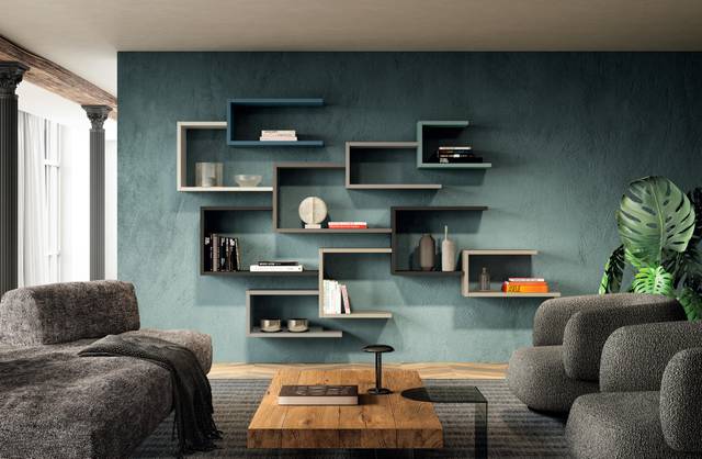 libreria grande a parete | Libreria LagoLinea | LAGO